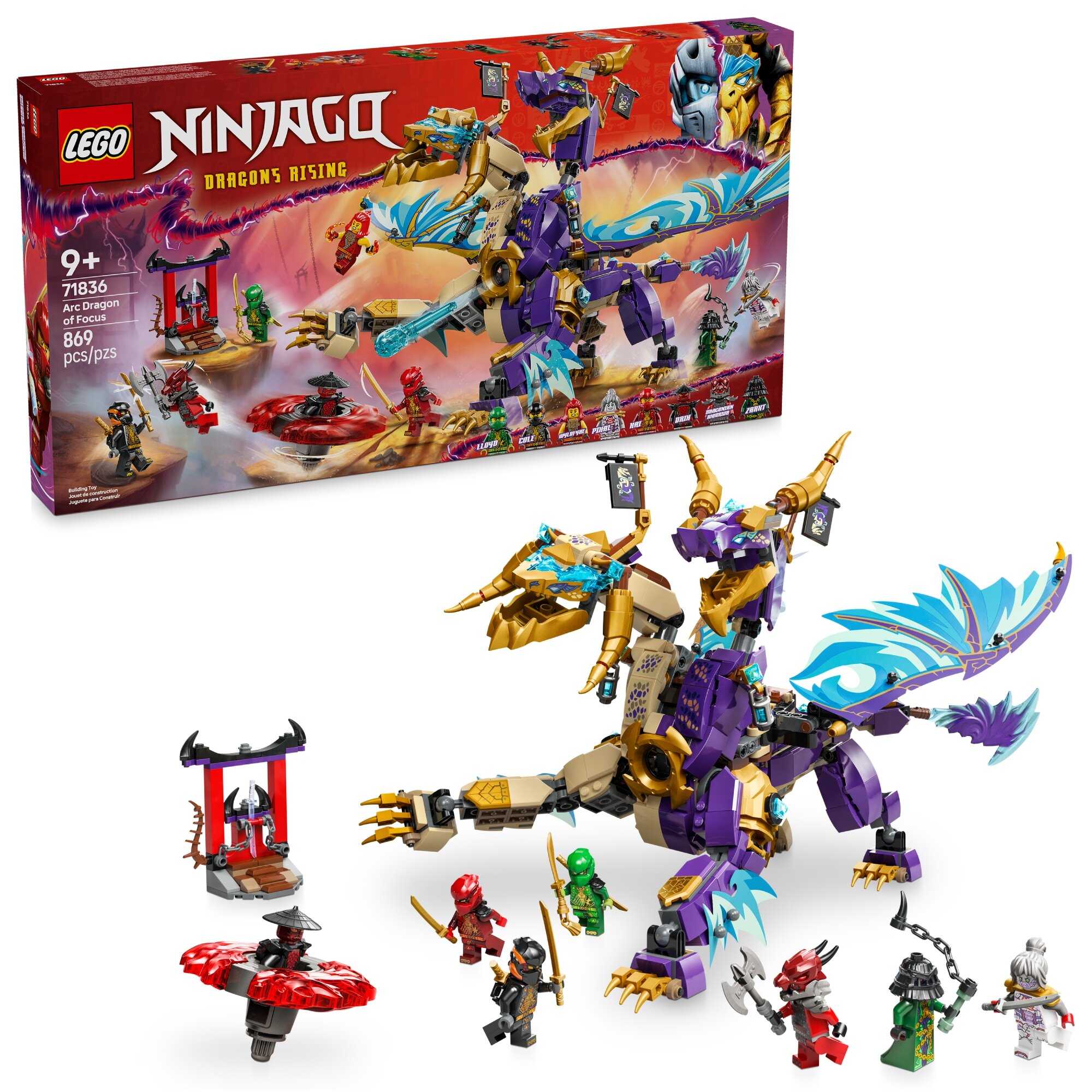 LEGO 71836 NINJAGO Arcysmok skupienia cena, opinie, dane