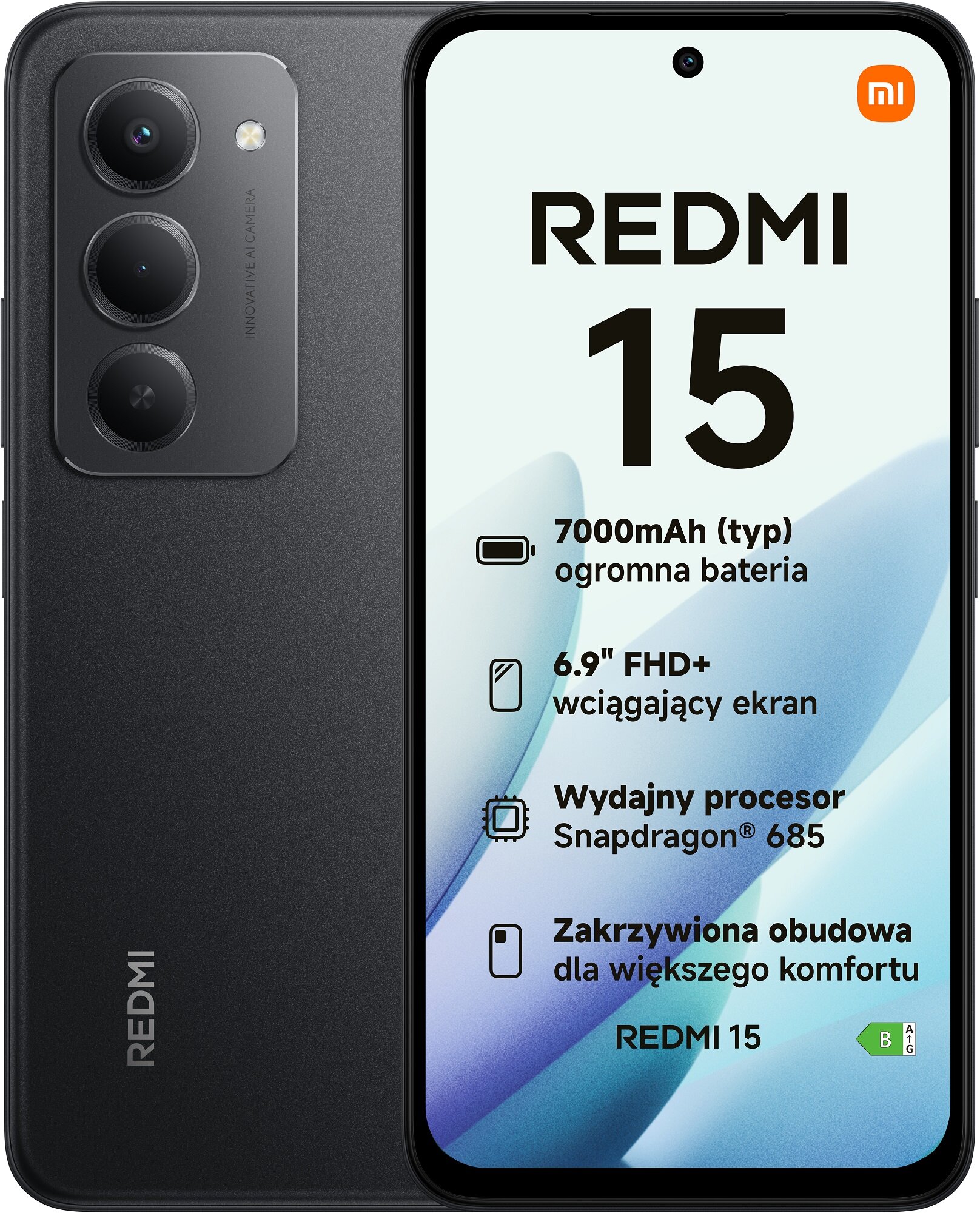 Smartfon XIAOMI Redmi 15 8/256GB 6.9