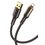 Kabel USB - Lightning XO Clear NB229 2.4A 1 m Czarny