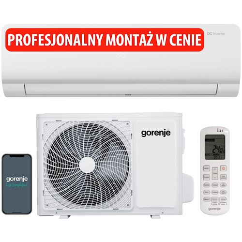 Klimatyzator Split, Pompa ciepła powietrze - powietrze GORENJE REA53IN KC  REA53OUT KC z usługą montażu cena, opinie, dane techniczne | sklep  internetowy Electro.pl