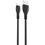 Kabel USB - USB-C XO NB185 6A 1 m Czarny