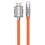 Kabel USB - USB-C WEKOME WDC-186 Wingle Series 1 m Pomarańczowy