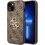 Etui GUESS Hardcase 4G Big Metal Logo do Apple iPhone 15 Brązowy