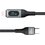 Kabel USB-C - Lightning DUDAO z wyświetlaczem LCD 20W 1 m Czarny