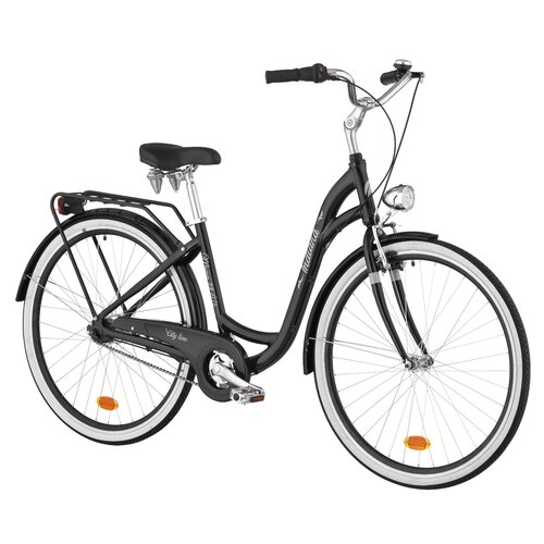 Mestský bicykel INDIANA Moena A7B 28 palcový dámsky čierny | Dom záhrada  chalupa náradie doplnky