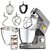 Robot kuchenny planetarny KENWOOD KWL90.594.SI Titanium Chef Patissier XL 1400W z funkcją podgrzewania (2 MISY W ZESTAWIE)