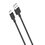 Kabel USB - USB-C XO NB156 2.4A 1 m Czarny