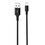 Kabel USB - microUSB XO NB143 2.4A 2 m Czarny