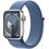 APPLE Watch 9 GPS + Cellular 41mm koperta z aluminium (srebrny) + opaska sportowa (zimowy błękit)