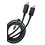 Kabel USB-C - USB-C 3MK Hyper Thunderbolt 240W 1 m Czarny