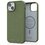 Etui NJORD BY ELEMENTS Suede Comfort+ MagSafe do Apple iPhone 15 Plus Oliwkowy