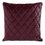 Poszewka EUROFIRANY Velvet 27 45 x 45 cm Bordowy