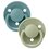 Smoczek BIBS De Lux 150226 0-36 m Wielokolorowy (2 sztuki)