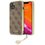 Etui GUESS 4G Charms Collection do Apple iPhone 13 Brązowy