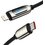 Kabel USB-C - Lightning BASEUS CATLSK-01 z wyświetlaczem LCD 20W 1 m Czarny