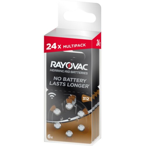 Baterie 312 PR41 RAYOVAC (24 szt.) cena, opinie, dane techniczne | sklep  internetowy Electro.pl
