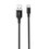 Kabel USB - USB-C XO NB143 2.4A 1 m Czarny