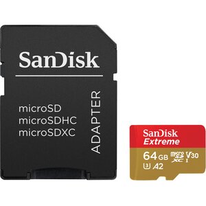 Karta pamięci SANDISK Extreme microSDXC 64 GB