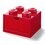 Pojemnik na LEGO z szufladką Brick 4 Czerwony 40201730