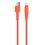 Kabel USB - Lightning XO KSA-L-1.5210 2.1A 1.5 m Pomarańczowy