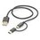Kabel USB - Micro USB-B/USB Typ-C HAMA 1 m