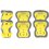 Ochraniacze SPOKEY Shield Żółty dla Dzieci (rozmiar L)