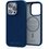 Etui NJORD BY ELEMENTS Suede Comfort+ MagSafe do Apple iPhone 15 Pro Niebieski
