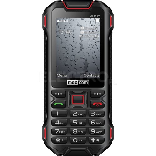 Telefon komórkowy MAXCOM MM917 Czarny cena, opinie, dane techniczne | sklep  internetowy Electro.pl