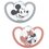 Smoczek NUK Space Disney Mickey 6-18 m Różowy (2 sztuki)