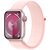 APPLE Watch 9 GPS + Cellular 41mm koperta z aluminium (różowy) + opaska sportowa (jasnoróżowy)