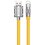 Kabel USB - Lightning WEKOME WDC-186 Wingle Series 1 m Żółty