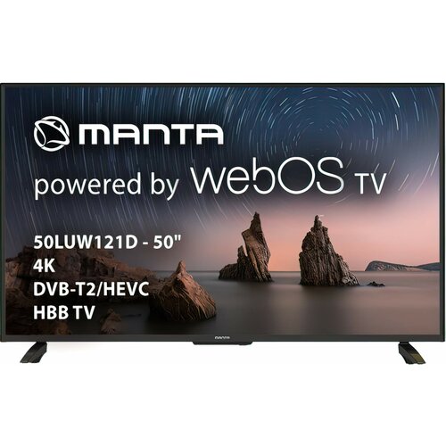 Telewizor MANTA 50LUW121D 50" LED 4K WebOS cena, opinie, dane techniczne |  sklep internetowy Electro.pl