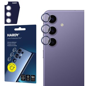 Szkło hartowane na obiektyw 3MK Hardy Lens Protection Pro do Samsung Galaxy S24+ Fioletowy
