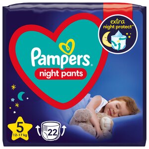 Pieluchomajtki PAMPERS Night Pants 5 (22 szt.)