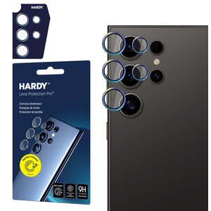 Szkło hartowane na obiektyw 3MK Hardy Lens Protection Pro do Samsung Galaxy S24 Ultra Wielokolorowy