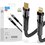 Kabel USB-C - Lightning ROCK Z21 1.2 m Czarny