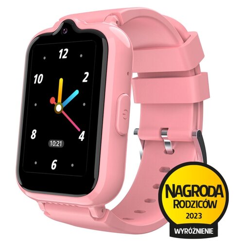 Smartwatch MANTA Junior Joy 4G Różowy cena, opinie, dane techniczne | sklep  internetowy Electro.pl