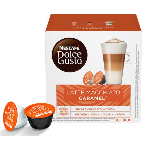 Kapsułki NESCAFE Dolce Gusto Latte Macchiato Caramel cena, opinie, dane  techniczne | sklep internetowy Electro.pl