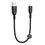 Kabel USB - Lightning XO NB247 6A 0.25 m Czarny