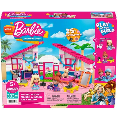 Klocki plastikowe MEGA Barbie Dom w Malibu GWR34 cena, opinie, dane  techniczne | sklep internetowy Electro.pl