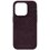 Etui NJORD BY ELEMENTS Salmon Leather MagSafe do Apple iPhone 15 Pro Bordowy