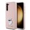 Etui KARL LAGERFELD Silicone Choupette Metal Pin do Samsung Galaxy S23+ Różowy