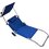 Leżak ENERO CAMP Wielofunkcyjny z daszkiem na kółkach 1055770 Niebieski