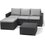 Zestaw mebli ogrodowych KETTLER California Chaise Longue 256622 Grafitowy