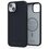Etui NJORD BY ELEMENTS Suede Comfort+ MagSafe do Apple iPhone 15 Plus Czarny