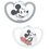 Smoczek NUK Space Disney Mickey 6-18 m Szary (2 sztuki)