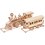 Zabawka drewniana WOOD TRICK Vintage Machinery 3D Locomotive R17 WDTK022 (405 elementów)