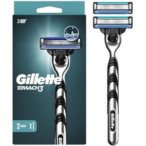 Golarka GILLETTE Mach3 Charcoal + 2 ostrza