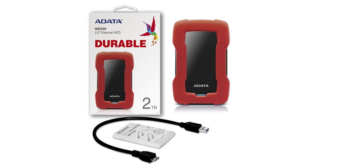 Dysk ADATA Durable Lite HD330 Bezpieczny transport