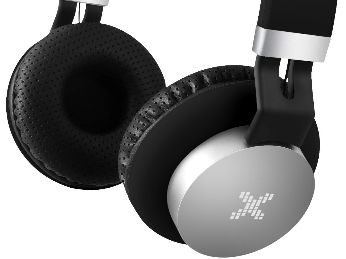 Słuchawki nauszne XMUSIC BTH501 Czarno-srebrny cena, opinie, dane  techniczne | sklep internetowy Electro.pl